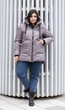 Женская зимняя куртка с капюшоном MODA 100017 50 Графитовый (М-100017/3 B ) - изображение 2
