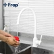 Змішувач для кухні FRAP F40994-8 з гнучким виливом, білий - изображение 2