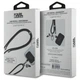 Універсальний шнурок Karl Lagerfeld Universal CBDY Cord Black (KLUCNMSCKIK) - зображення 3