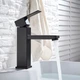 Змішувач для умивальника Wezer PRO1-02-BLACK - зображення 2