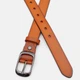 Женский кожаный ремень Borsa Leather CV1ZK-008g-ginger оранжевый - изображение 2