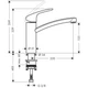 Смеситель для кухни Hansgrohe Focus (31806800) - изображение 3