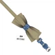 Бабочка Bow Tie House кожаная Silver Blue 10465 - изображение 4
