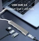 Концентратор/USB-Hub/Перехідник 4 in 1 adapter (Type-C to USB 3.0+USB 2.0*3) Сірий - зображення 6