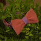 Галстук-бабочка Bow Tie House Basic льняная двухсторонняя (персиковый;фиолетовый) 05947 - изображение 4