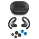 Беспроводные наушники JLab JBuds Air Sport с чехлом для зарядки Чёрные 0812887018630 - изображение 5