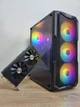 Игровой ПК DarkFlash Aquarius Mesh Black Tower NEW / Intel Core i3-12100F (4(8) ядра по 3.3-4.3 GHz) / 16GB DDR4 / 500GB SSD / Radeon RX 570, 8GB GDDR5, 256-bit / 750W + комплект USB Cobra SK-101 NEW б/у - изображение 3