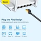 Кабель Baseus high Speed Seven types of RJ45 10gigabit network cable (round cable) |1.5m| чорний - зображення 11