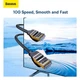 Кабель Baseus high Speed Seven types of RJ45 10gigabit network cable (round cable) |5m| чорний - зображення 9