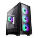 Корпус для комп'ютера Mіditower GameMax Defender TG без БЖ Чорний - зображення 1