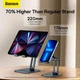 Держатель для телефонов и планшетов Baseus LUSZ000113 Desktop Biaxial Foldable Metal Stand (for Tablets 13") grey - изображение 12