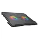 Подставка с вентиляторами MeeTion CoolingPad CP2020, RGB эффекты, 9–14", черный - изображение 7