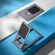 Держатель для телефонов и планшетов Baseus LUKP000013 Foldable Metal Desktop Holder |6.7-12.9"|grey - изображение 10