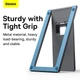 Держатель для телефонов и планшетов Baseus LUKP000013 Foldable Metal Desktop Holder |6.7-12.9"|grey - изображение 13