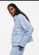 Джинсова куртка H&M (55625) XS Блакитна - изображение 5