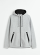 Чоловіча спортивна кофта H&M (55664) S Сіра - изображение 8