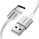 Дата кабель USB 2.0 AM to Type-C 1.5m 3.0A 18W US288 White Ugreen (60132) - изображение 1