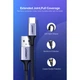 Дата кабель USB 2.0 AM to Type-C 3.0m 3.0A 18W US288 Space Gray Ugreen (60408) - зображення 5