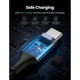 Дата кабель USB 2.0Type-C to Type-C 3.0m 5A 100W US316 Black Ugreen (90120) - изображение 5