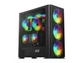 Корпус 2E Gaming Vertex GI01B, без БЖ, 2xUSB 3.0, 1xUSB Type-C, 3x140mm ARGB, 1x120mm ARGB, controller with remote, TG Side Panel, EATX, чорний - изображение 2