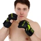 Перчатки для смешанных единоборств MMA PU Zelart (р-р M, Черно-салатовый) (BO-8355_Черно-салатовый_M) - изображение 4