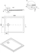 Душевой поддон Cersanit Tako 100x80x4см (S204-019) - изображение 2