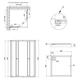 Душова кабіна Qtap Presto 197x90x90см з піддоном (PRECRM1099SP5SET) - зображення 2