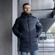 Зимняя мужская куртка большого размера UF-fashion 78-к - двл DV MEN'S 58 темно-синий - изображение 1