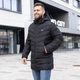 Зимняя куртка мужская большого размера UF-fashion 78 - двл DV MEN'S 60 черный - изображение 1