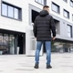 Зимняя куртка мужская большого размера UF-fashion 78 - двл DV MEN'S 60 черный - изображение 5