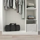 Гардероб ikea (ікеа) 3 двері kleppstad білий (004.417.58) - зображення 6
