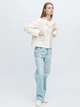 Куртка демисезонная короткая женская Uniqlo 995079353 2XL Белая (1159788228) - изображение 4