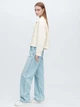 Куртка демисезонная короткая женская Uniqlo 995079353 2XL Белая (1159788228) - изображение 3