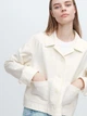 Куртка демисезонная короткая женская Uniqlo 995079353 2XL Белая (1159788228) - изображение 6