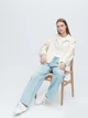 Куртка демисезонная короткая женская Uniqlo 995079353 2XL Белая (1159788228) - изображение 5