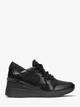 Сникерсы женские Michael Kors Liv Scuba and Lizard Embossed Leather Trainer (размер: 37, 23см) - изображение 3
