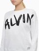 Свитшот женский CALVIN KLEIN Performance Brush Crewneck Sweatshirt (размер: s) белый - изображение 1
