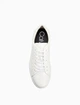 Кеды кожаные мужские CALVIN KLEIN FALCONI TUMBLED LEATHER SNEAKER (размер: 42 / US 9) 27см белые - изображение 2