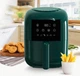 Аэро фритюрница безмасляная&nbsp;Maestro MR-755 мультипечь Air Fryer Kitchen 1200 Вт 3л 6 программ Зеленая - изображение 2