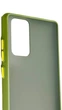 Чехол Matte Color на Samsung Galaxy Note 20 светло-зеленый - изображение 3