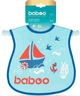 Бавовняний нагрудник Baboo Marine 3+ місяці Синій (5057778110115) - зображення 4