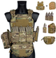 Плитоноска G-Force M7M B2 Military Plate Carrier Multicam - Мультикам с Подсумками - изображение 2