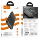 Зовнішній аккумулятор Павербанк HOCO J91 Power Bank 10000mAh Black - зображення 6