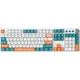 Клавиатура Aula F2088 PRO Plus 9 Orange Keys KRGD Blue USB UA White/Blue (6948391234908) - изображение 1