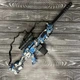 Дитячий іграшковий автомат кулемет M249 Орбіган PROFI PUBG стріляє орбізами на акумуляторі Синій 85см - зображення 1