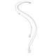 Срібний кулон Spark зі Swarovski Back NBACK584316W - зображення 1