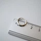 Серебряная сережка кольца 10 мм поштучно серебро 925 56058 0.50г - изображение 12