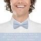 Метелик Bow Tie House великий блакитний Pastel Blue з хусткою - габардин 10364LH - зображення 5