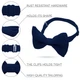 Бабочка Bow Tie House большая синий джинс - креп 10475L - изображение 2