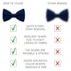 Бабочка Bow Tie House большая синий джинс - креп 10475L - изображение 3